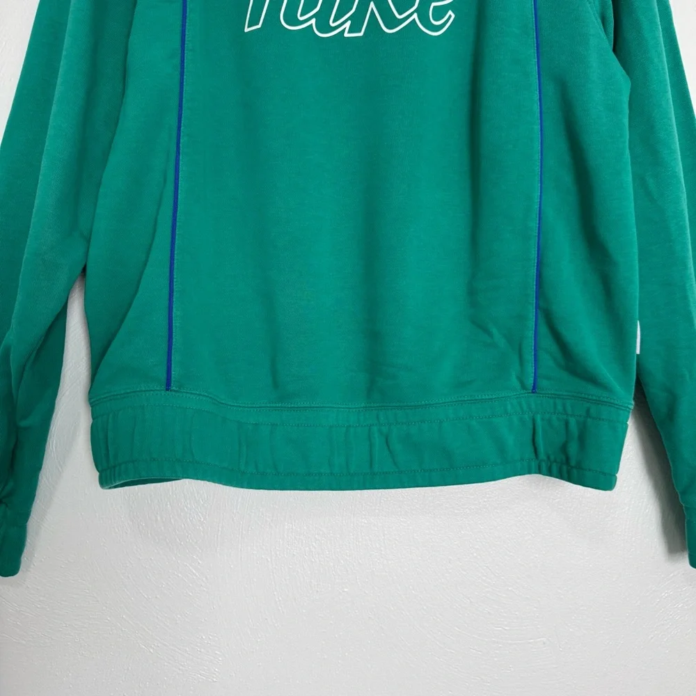 Nike Sportswear Sweatshirt Womens Medium Teal Icon Clash French Terry Athleisure
